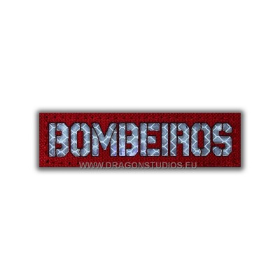 PATCH LASERCUT BOMBEIROS 10CMS